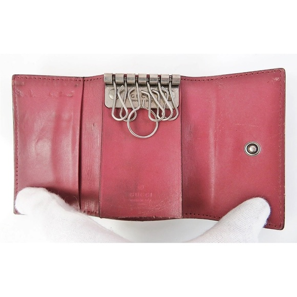 Gucci Multicolor Floral Women's Key Cles - Picture 7 of 10